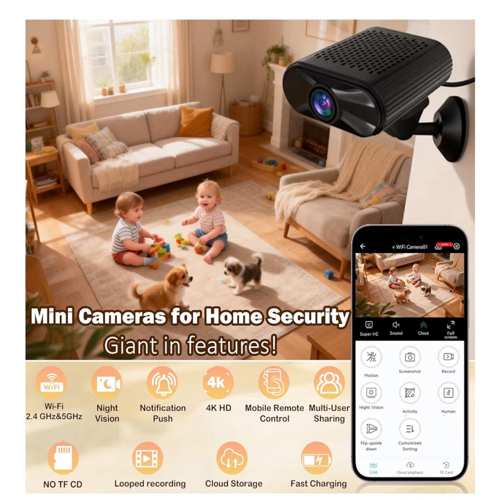 Black Mini Camera - Picture 5 of 5